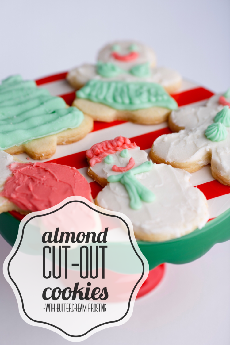 Almond CutOut Cookies with Buttercream Frosting The Broadcasting Baker