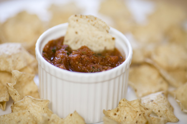 Salsa is seen on Saturday, Feb. 6, 2016, in Bloomington, Indiana. (Photo by James Brosher)