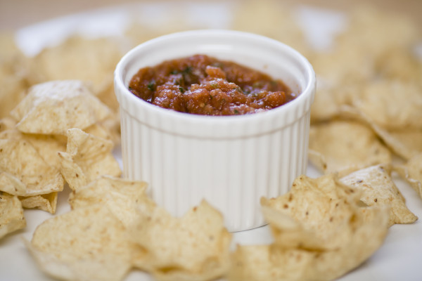 Salsa is seen on Saturday, Feb. 6, 2016, in Bloomington, Indiana. (Photo by James Brosher)