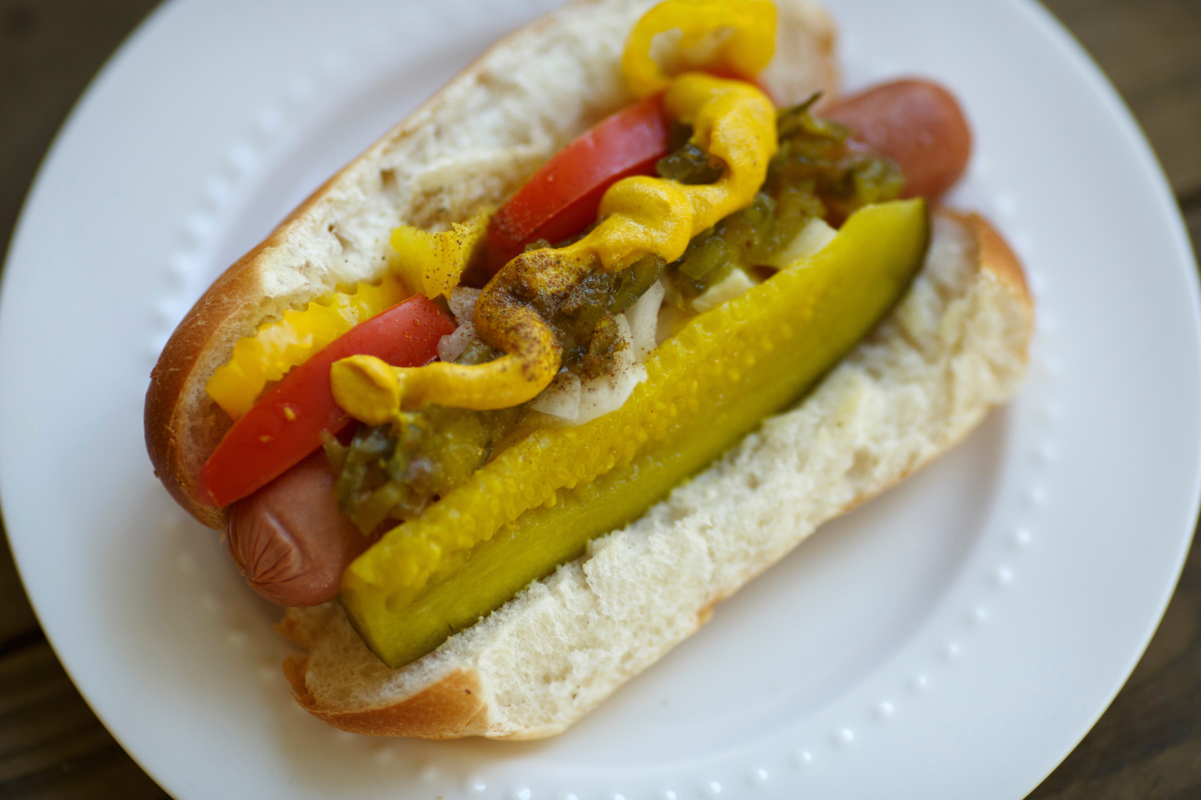 Chicago (Cubs) Style Hot Dogs - The Broadcasting Baker