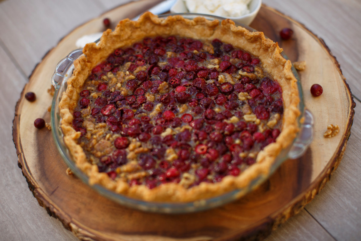 Cranberry Pie is seen on Sunday, Nov. 20, 2016, in Bloomington, Indiana. (Photo by James Brosher)